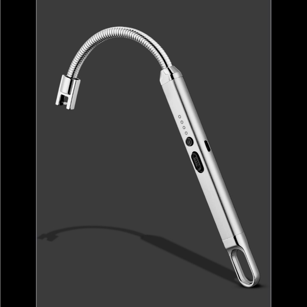 Silver Flexible Rechargeable Candle Lighter